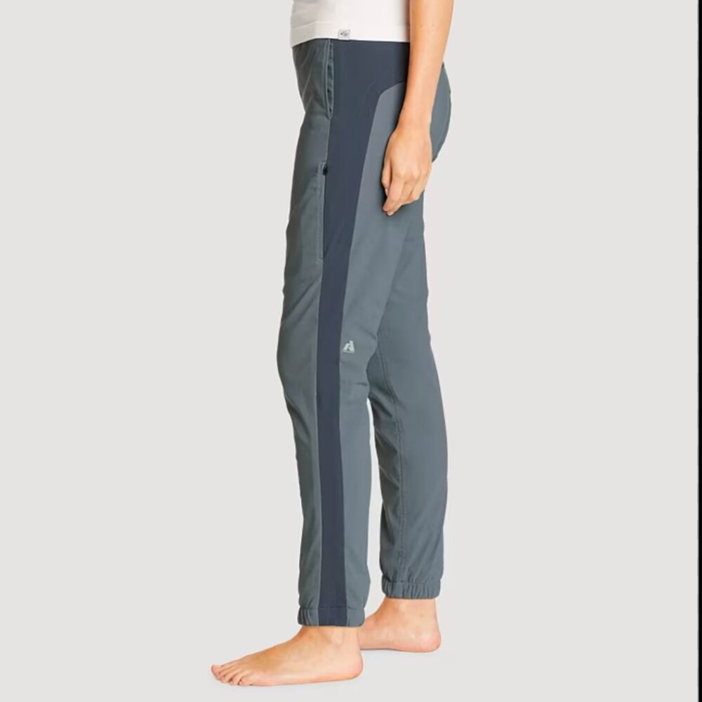 Eddie Bauer First Ascent Guide Pro Fleece Lined Pants Graphite Jogger Womens
